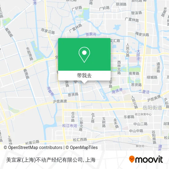美宜家(上海)不动产经纪有限公司地图