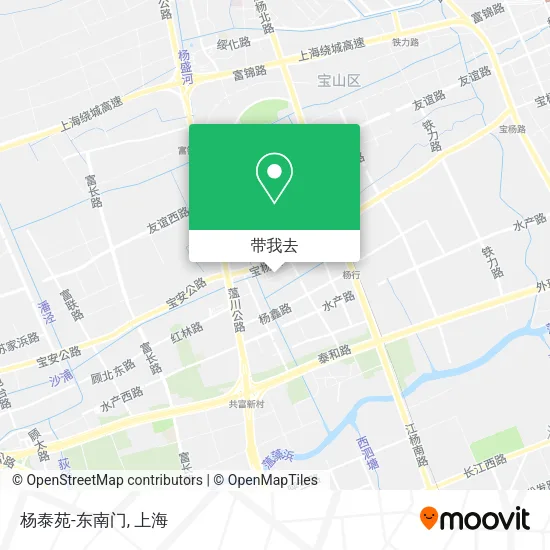 杨泰苑-东南门地图