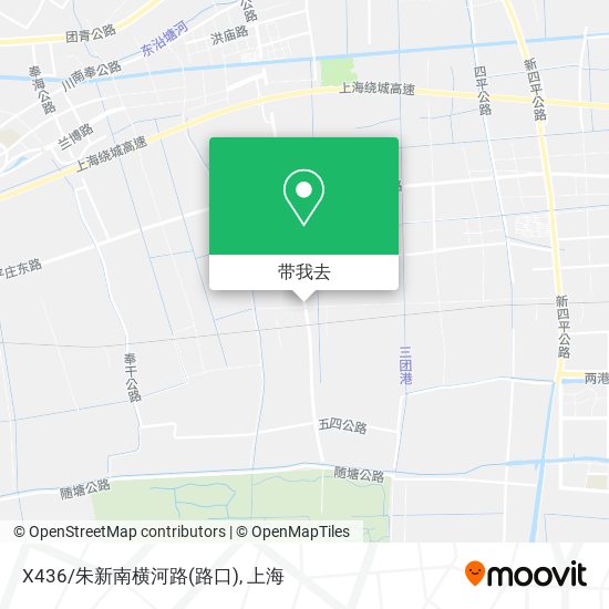 X436/朱新南横河路(路口)地图