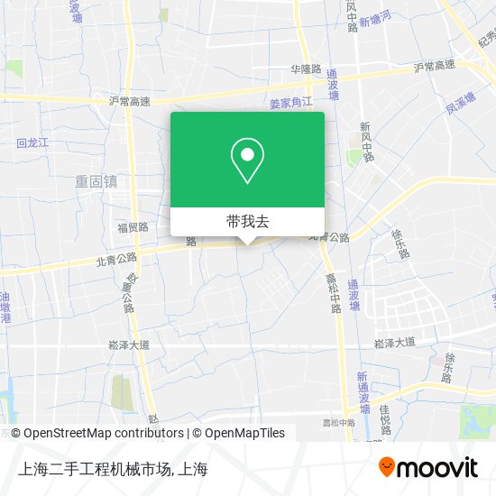 上海二手工程机械市场地图