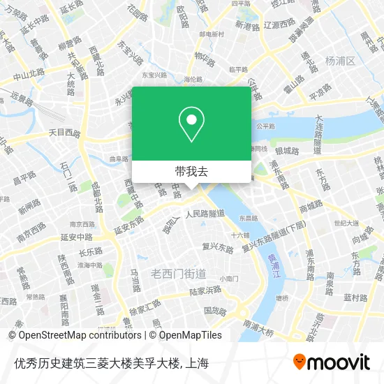 优秀历史建筑三菱大楼美孚大楼地图