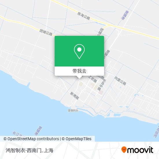 鸿智制衣-西南门地图