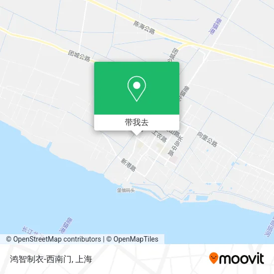 鸿智制衣-西南门地图
