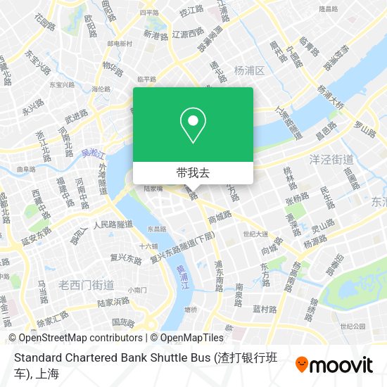 Standard Chartered Bank Shuttle Bus (渣打银行班车)地图