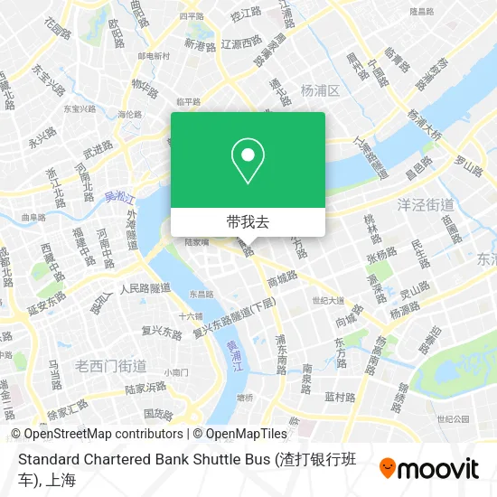 Standard Chartered Bank Shuttle Bus (渣打银行班车)地图