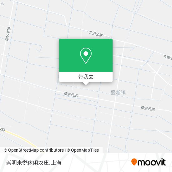 崇明来悦休闲农庄地图