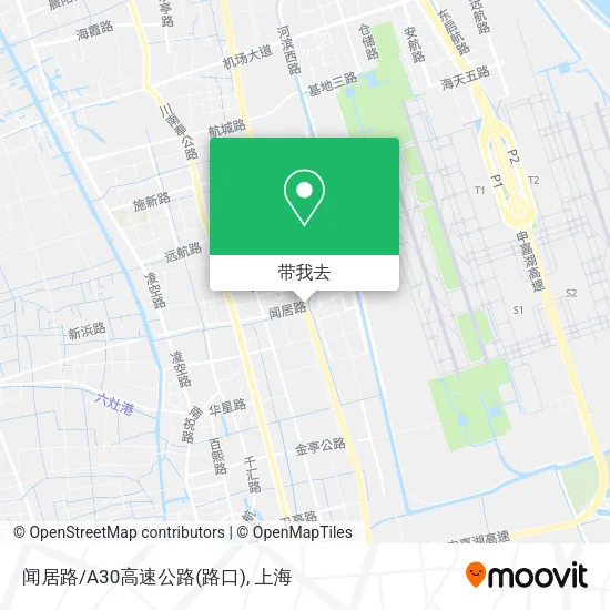 闻居路/A30高速公路(路口)地图