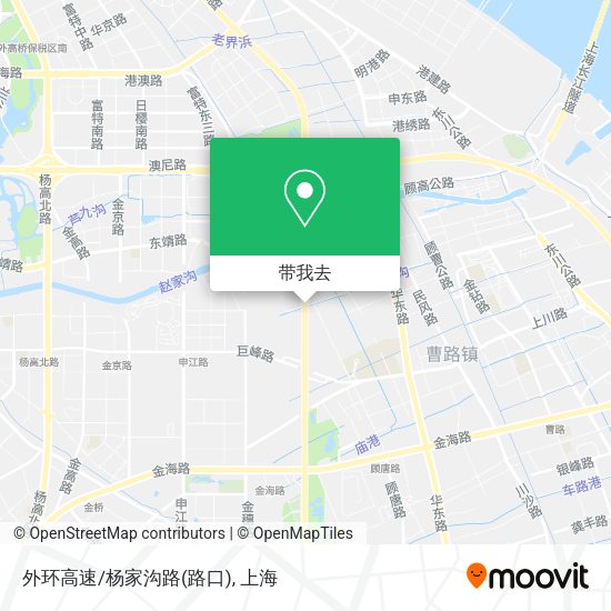 外环高速/杨家沟路(路口)地图