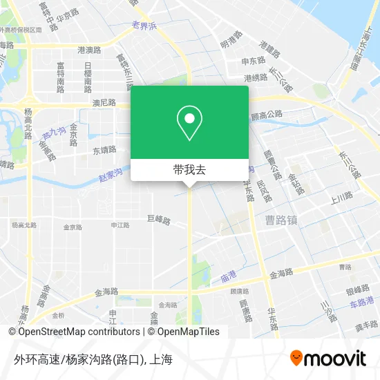 外环高速/杨家沟路(路口)地图