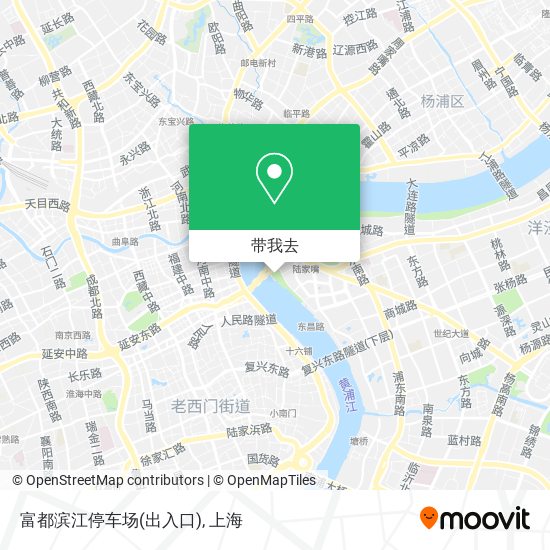 富都滨江停车场(出入口)地图
