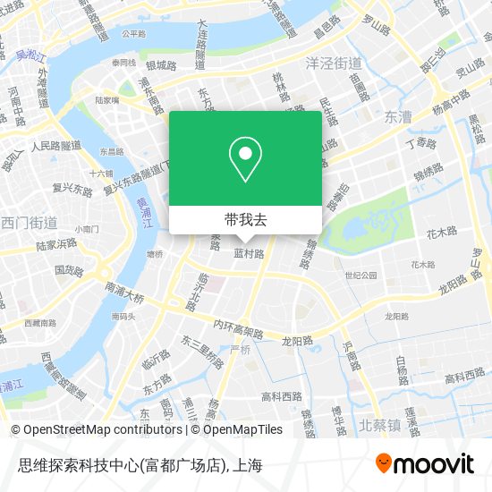 思维探索科技中心(富都广场店)地图