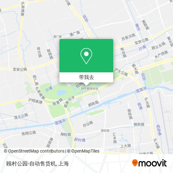 顾村公园-自动售货机地图