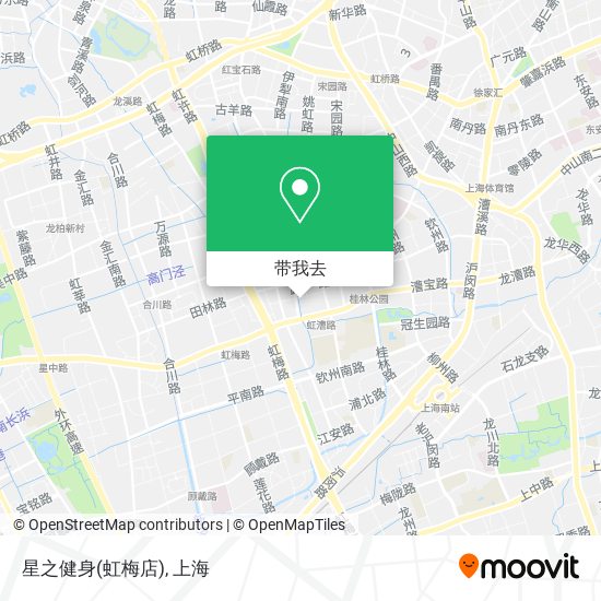 星之健身(虹梅店)地图