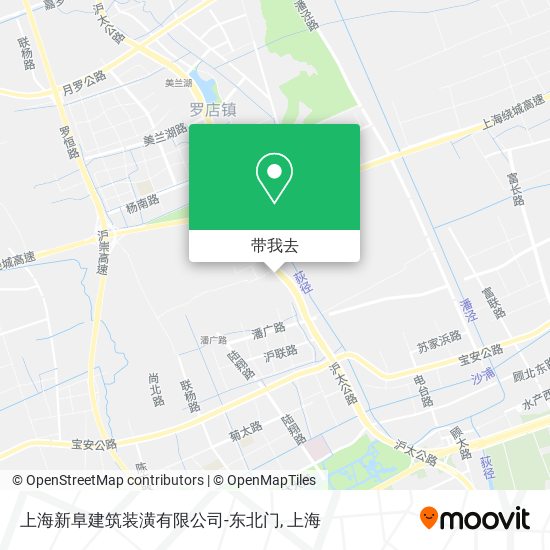 上海新阜建筑装潢有限公司-东北门地图