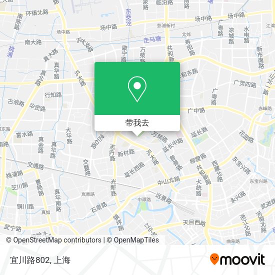 宜川路802地图