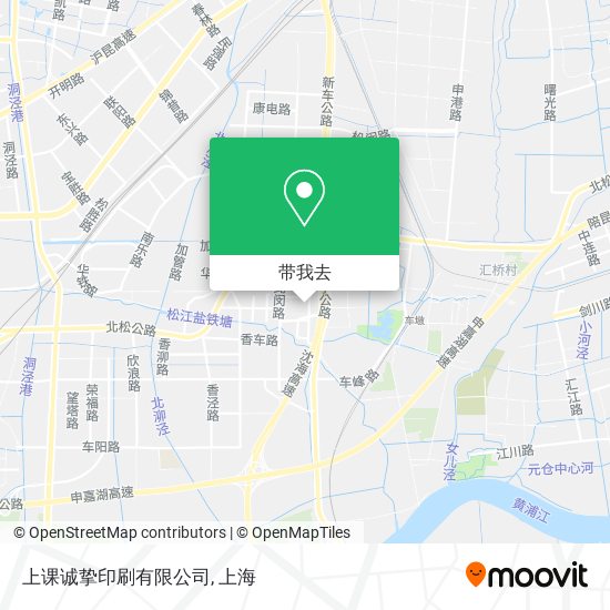 上课诚挚印刷有限公司地图