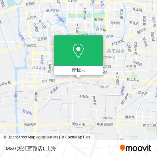 M&G(松汇西路店)地图