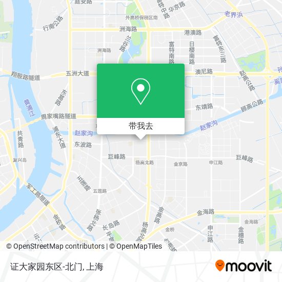 证大家园东区-北门地图