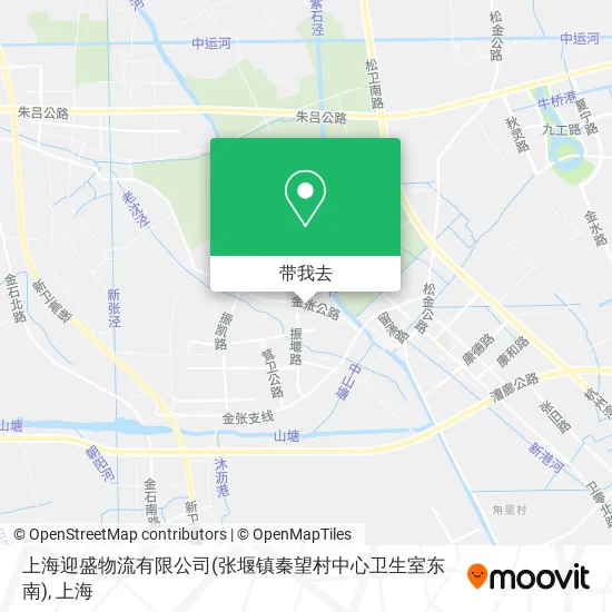 上海迎盛物流有限公司(张堰镇秦望村中心卫生室东南)地图