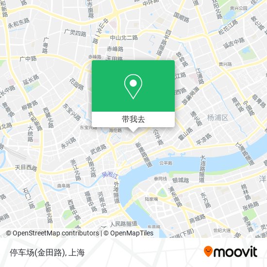 停车场(金田路)地图