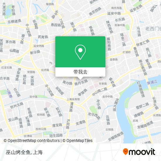 巫山烤全鱼地图