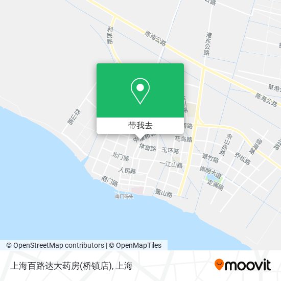 上海百路达大药房(桥镇店)地图