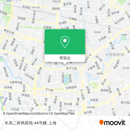 长风二村风荷苑-44号楼地图