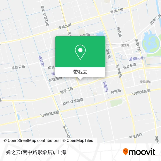 婵之云(南中路形象店)地图