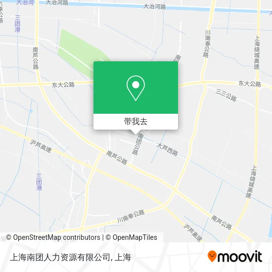 上海南团人力资源有限公司地图