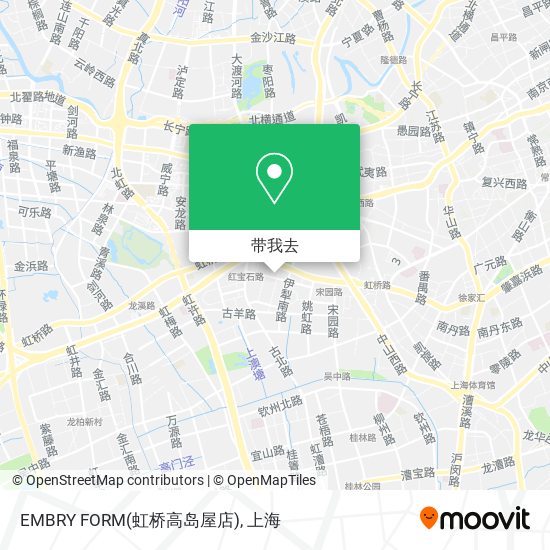 EMBRY FORM(虹桥高岛屋店)地图