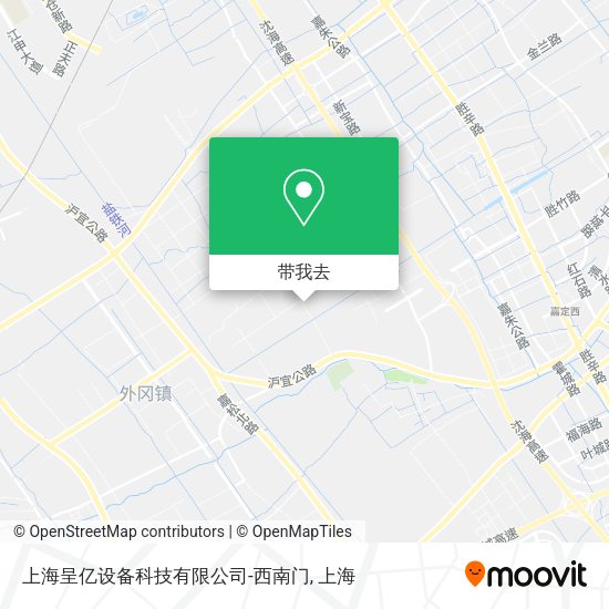 上海呈亿设备科技有限公司-西南门地图
