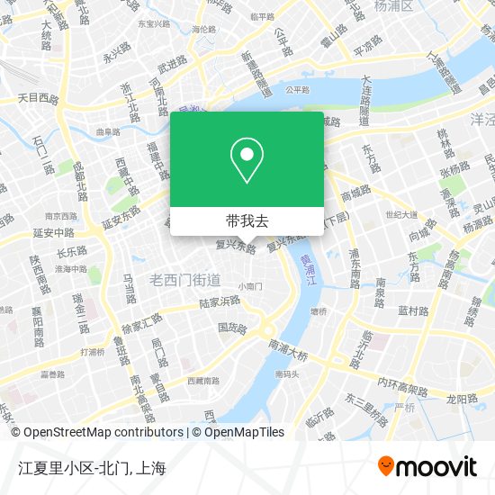 江夏里小区-北门地图