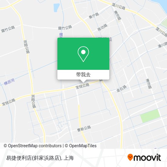 易捷便利店(斜家浜路店)地图