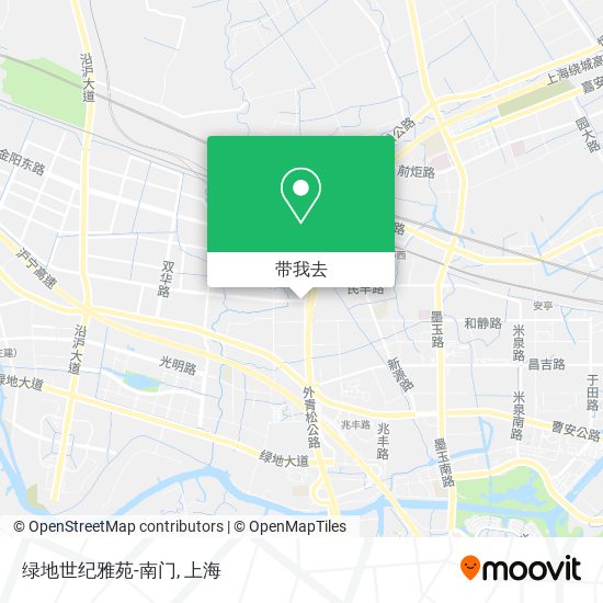 绿地世纪雅苑-南门地图