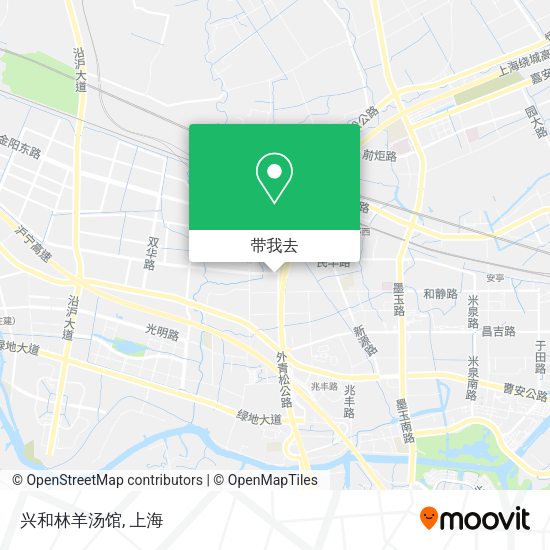 兴和林羊汤馆地图