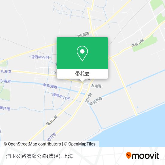 浦卫公路漕廊公路(漕泾)地图