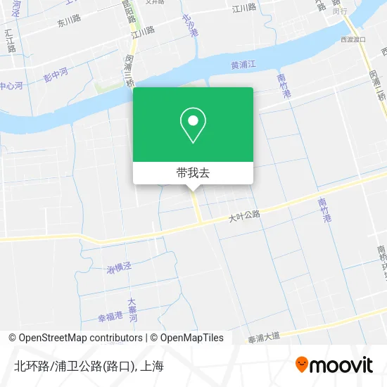 北环路/浦卫公路(路口)地图
