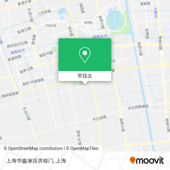 上海华鑫淋浴房移门地图