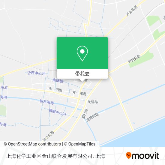 上海化学工业区金山联合发展有限公司地图
