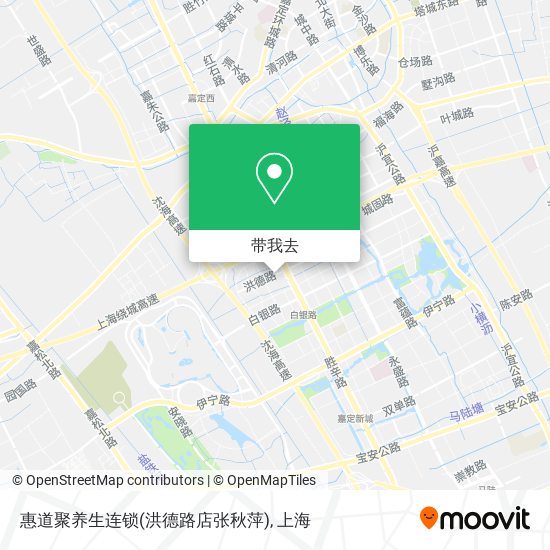 惠道聚养生连锁(洪德路店张秋萍)地图