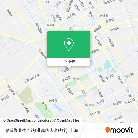 惠道聚养生连锁(洪德路店张秋萍)地图