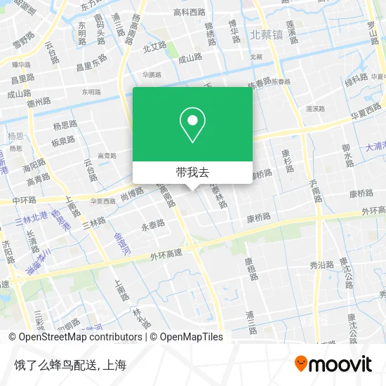 饿了么蜂鸟配送地图