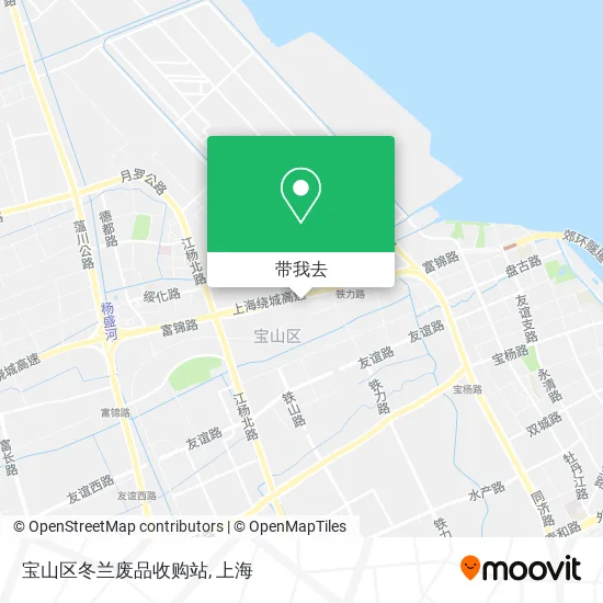 宝山区冬兰废品收购站地图