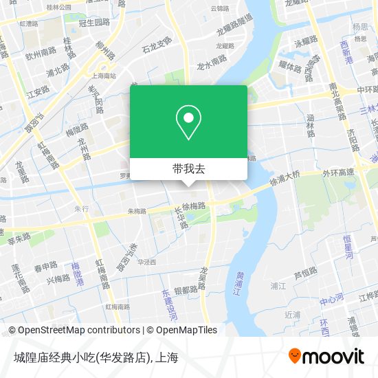 城隍庙经典小吃(华发路店)地图