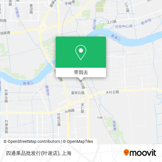 四通果品批发行(叶谢店)地图