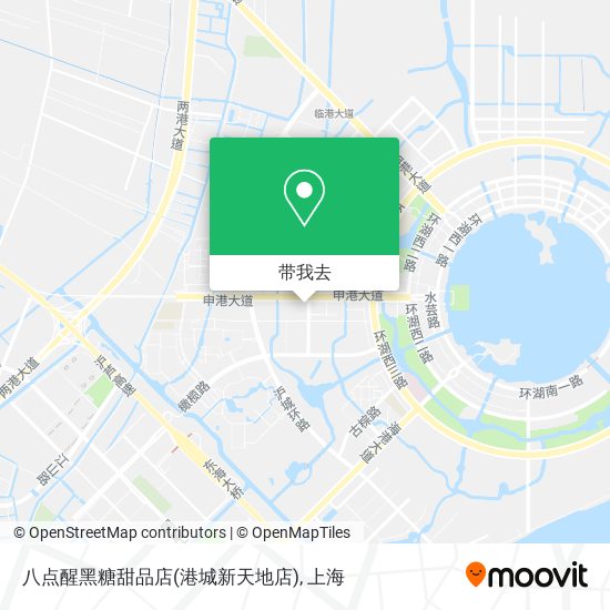 八点醒黑糖甜品店(港城新天地店)地图