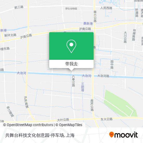 共舞台科技文化创意园-停车场地图