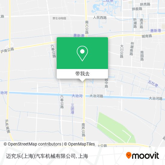 迈究乐(上海)汽车机械有限公司地图