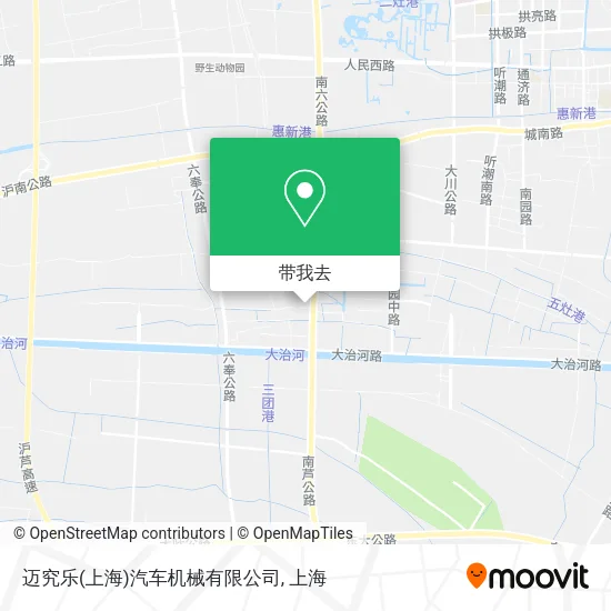 迈究乐(上海)汽车机械有限公司地图