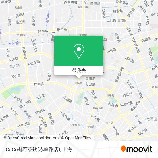 CoCo都可茶饮(赤峰路店)地图